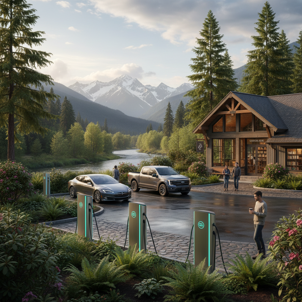 Tesla, BYD, and Rivian Battle for EV Supremacy in the Northwest USA in 2025