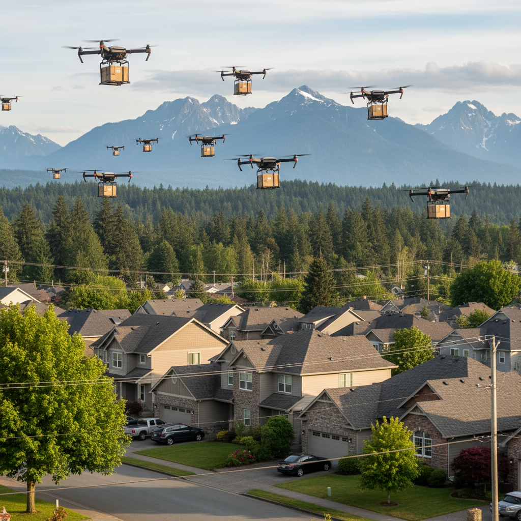 Northwest USA Embraces Amazon’s Drone Delivery to Lower Logistics Costs