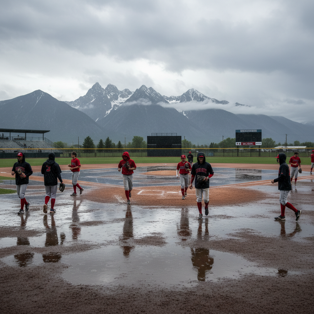 Preston Baseball Sweeps Doubleheader as Northwest USA Teams Battle Rain-Shortened Games